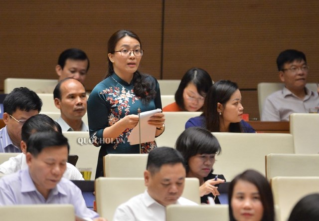 ĐBQH HOÀNG THỊ THU TRANG GÓP Ý VỀ CHƯƠNG TRÌNH PHÁT TRIỂN KINH TẾ-XÃ HỘI VÙNG ĐỒNG BÀO DÂN TỘC THIỂU SỐ VÀ MIỀN NÚI